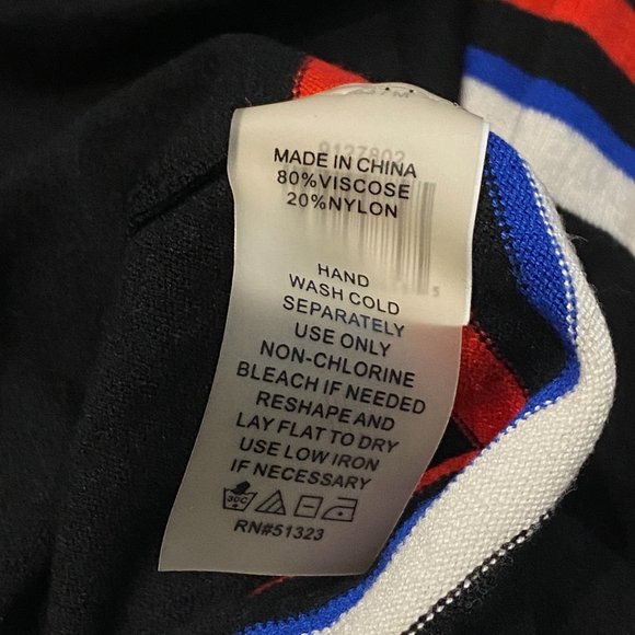 Vince Camuno Stripe Knit Pencil Skirt Fitted Size M - Picture 6 of 7